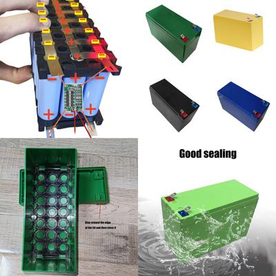 Долговечность 12 В 7 Ач корпус для батареи 18650 литиевая батарея пустая коробка для защиты от непогоды водонепроницаемая конструкция ABS