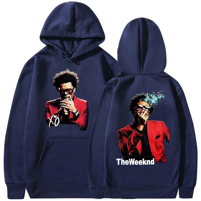 Певец The Weeknd Xo Новый Альбом Худи Мужская Хип-Хоп Мода Осень/Зима Свитшот Унисекс Флис Пуловер С Капюшоном Уличная Одежда
