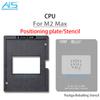 Amaoe MAC BGA Reballing Stencil For MacBook M2 Max M2Max T=0.20MM Chip Positioning Plate Plant tin net Steel mesh