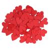 100Pcs Wooden Hearts Blank Glossy Surface Durable Eco Friendly Wide Application Wooden Tags for DIY Gifts Craft