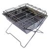 Viva Home Bonfire Stand Stainless Steel Bonfire Square Grill