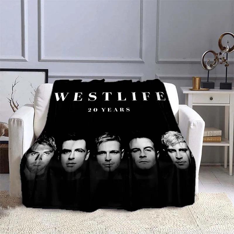 Музыкальное одеяло группы Westlife, мягкое теплое спортивное одеяло для йоги, дивана, кровати, подарок фанатам на День святого Валентина, гобелен, постер