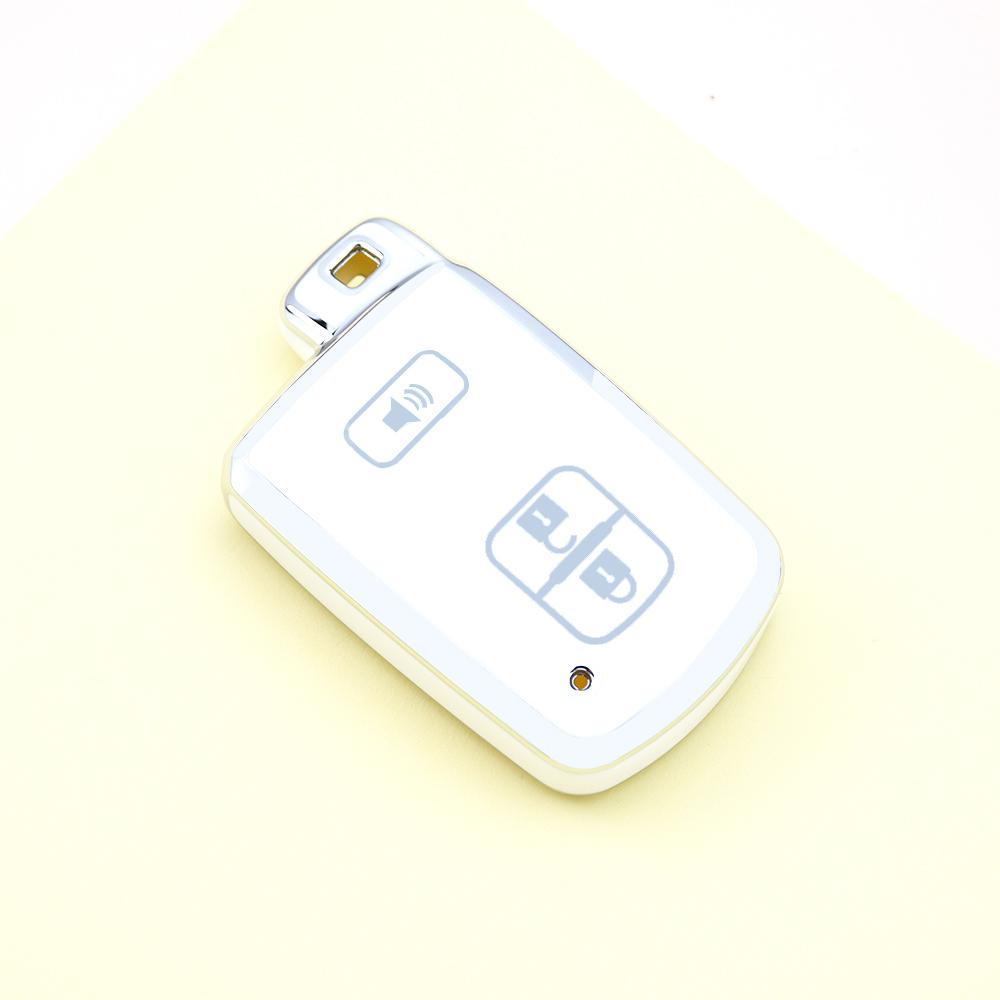 2 3 4 Кнопки Серебристый Край ТПУ для Toyota Camry RAV4 Avalon Auris Автомобильный Чехол Брелок Бесключевой Держатель Чехол для Смарт-Ключа Сумка Держатель Защитник