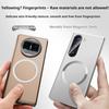 Ультратонкий матовый металлик чехол для телефона Magsafe для Samsung Galaxy Z Fold 7 6 5 4 Магнитная беспроводная зарядка Ударопрочная накладка