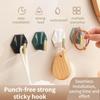 4 шт./компл. крючки для ключей самоклеящиеся настенные крючки для дома и кухни маленькие настенные крючки без пробивания сумки для ключей вешалка-держатель