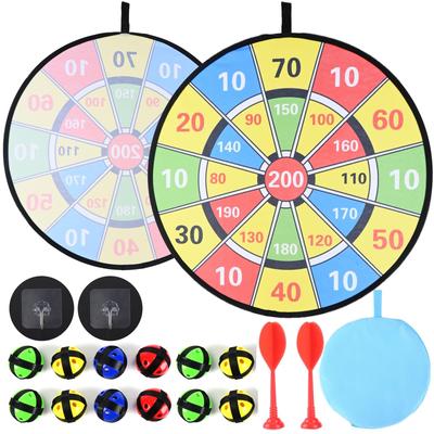 Мишень для дартса ISEFUJI, Игрушка для дартса, Игра-мишень, Складная, 72 см, 12 липких шариков, Без игл, Самоклеящаяся, Складная, Компактная, В комплекте сумка для хранения