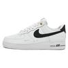 Air Force 1 07 LV8 40th Anniversary — белые черные мужские кроссовки металлик-золото DQ7658-100