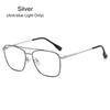 Fashion Anti Radiation Metal Photochromic Glasses Computer Glasses Eyeglasses Anti Blue Light