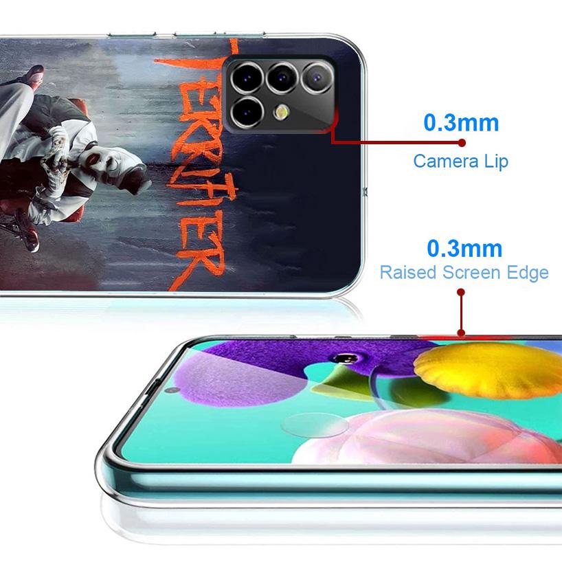 Чехол для телефона Ужастик Террифаер для Samsung Galaxy A17 A16 A15 A14 A13 A57 A56 A55 A54 A53 A37 A36 A35 A34 A33 A26 A25 A24 A23