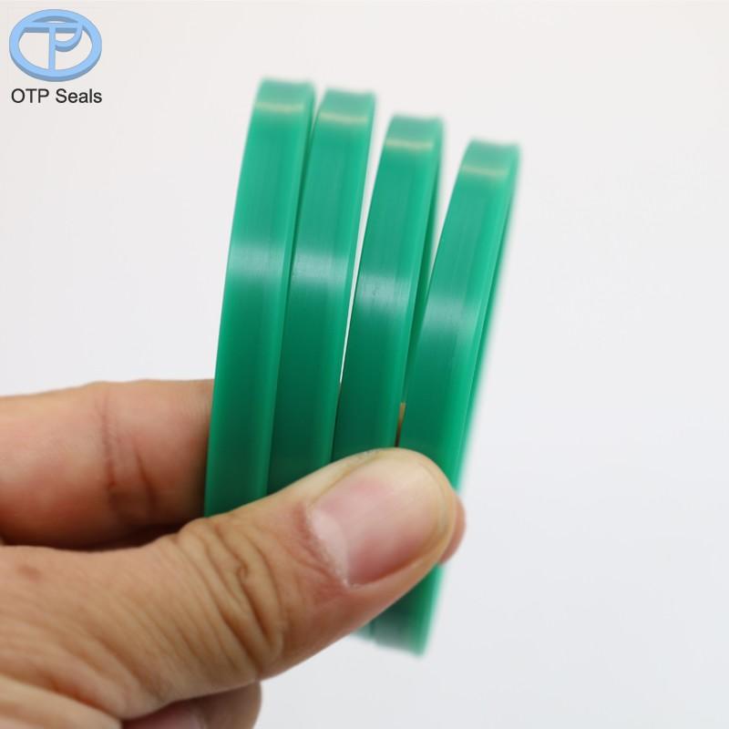 Y-type sealing ring polyurethane single lip piston rod PU green Y-ring seals non-standard parts shaped parts factory customized