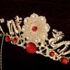 Zinc Zinc Alloy Hair Accessories Plastic Bride Coronet Ancient Bridal Headwear  Hanfu