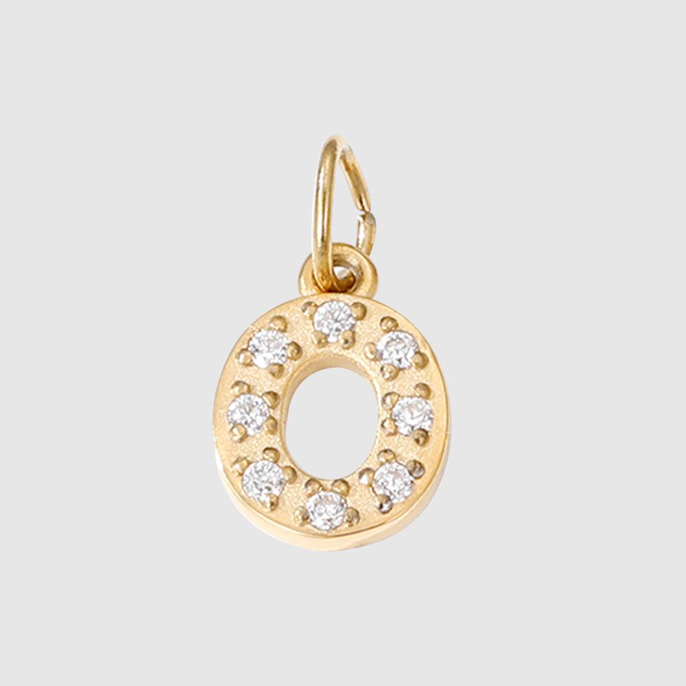 Подвеска с первой буквой алфавита для женщин, брелок, ожерелье сделай сам, браслет, серьги, шармы из нержавеющей стали для изготовления циркония