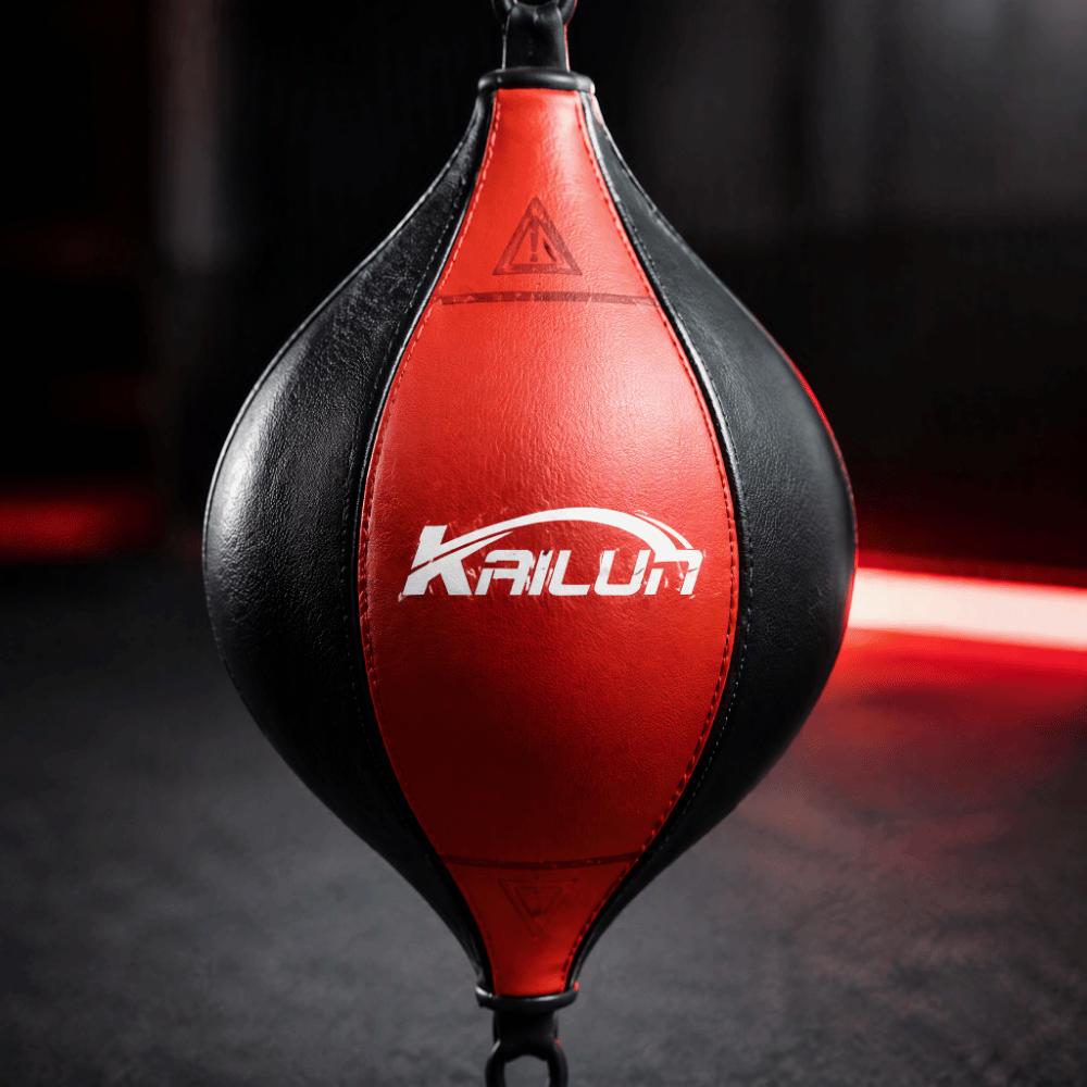 PU Outer Material Punching Training Ball Two Tone Color Option Boxing Reaction Ball Home Gym Use