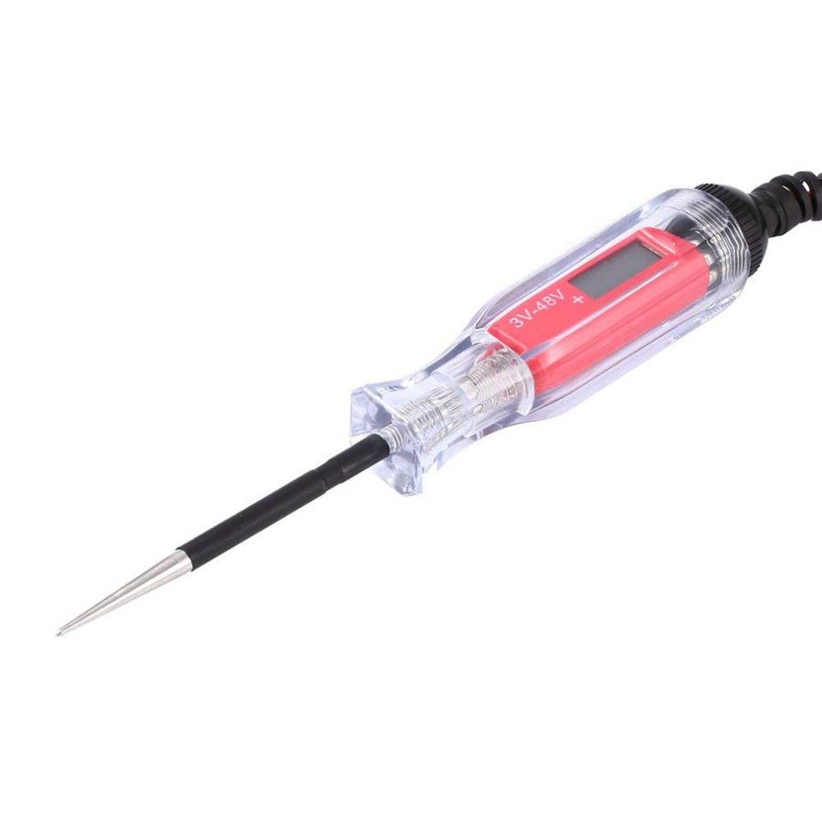 3V - 48V Digital Electric Circuit Tester LCD Display For Car Boat RV Motorcycle