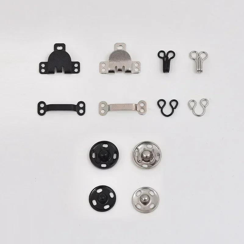 Прямые продажи от производителя, 12 мм, чехол для швейной коробки с железной пряжкой, крючок для воротника нижнего белья, крючок для брюк, набор скрытых пряжек