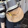Casual bag women's 2025 new summer walking mobile phone small messenger bag fashion super fire shoulder bag saddle bag