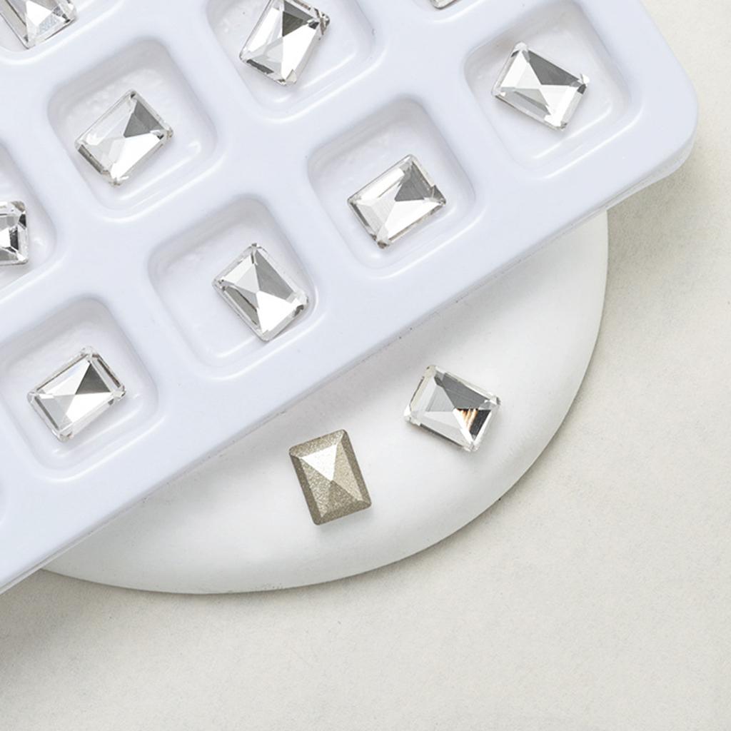 10x Стразы для ногтей неправильной формы, хрустальные камни для ногтей, сердечки, подвески для ногтей, прозрачные подвески для дизайна ногтей, украшения для дизайна ногтей