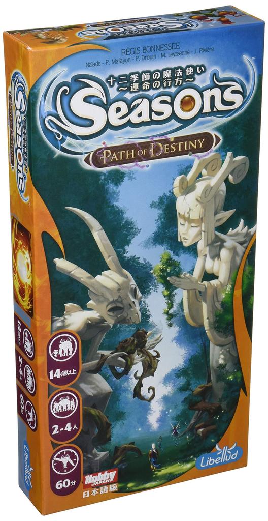 Hobby Japan Wizard of the Twelve Whereabouts of Destiny Japanese Version 60 For Ages 14 and Board Game Seasons (For 2-4 Players, Minutes, Over)