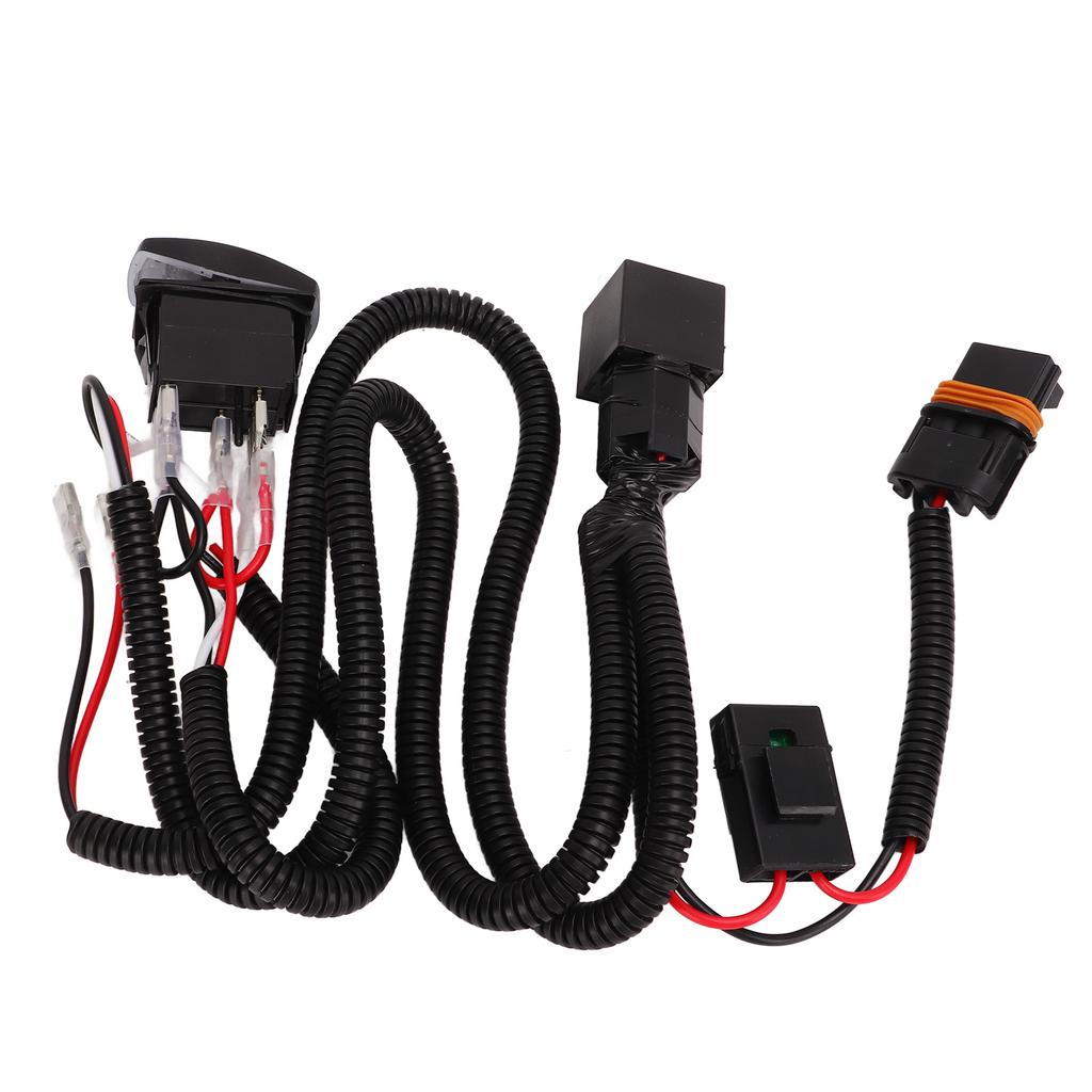 12В 24В 40А Комплект реле и жгута проводов для клаксона Катушка из чистой меди Огнестойкий для автомобиля грузовика Улитки