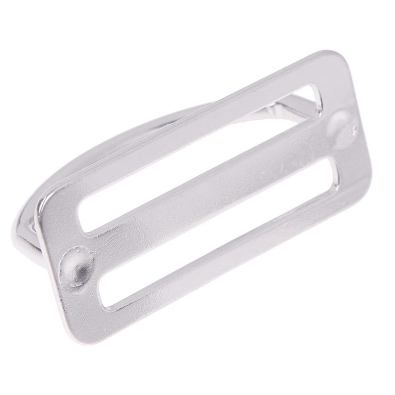 316 Нержавеющая сталь Дайвинг Пояс для грузов Слайдер D-кольцо Стропа Ремень-подвеска Фиксатор Стопор Фридайвинг Аксессуары