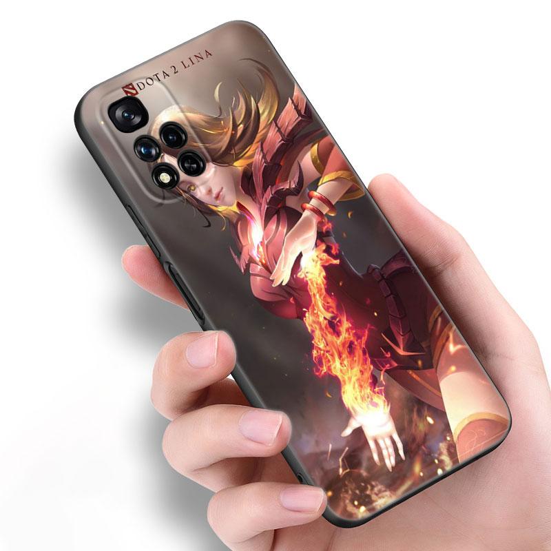 Игровой Dota 2 черный силиконовый чехол для телефона Xiaomi POCO X3 X4 NFC F5 M3 M4 M6 X5 X6 Pro F3 F4 GT 5G C55 C65 M5