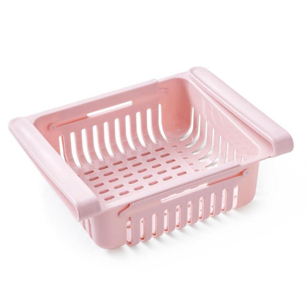 Выдвижная корзина для хранения в холодильнике: Легко чистить и сливать воду, идеально подходит для хранения фруктов и всякой всячины на кухне или в гостиной.