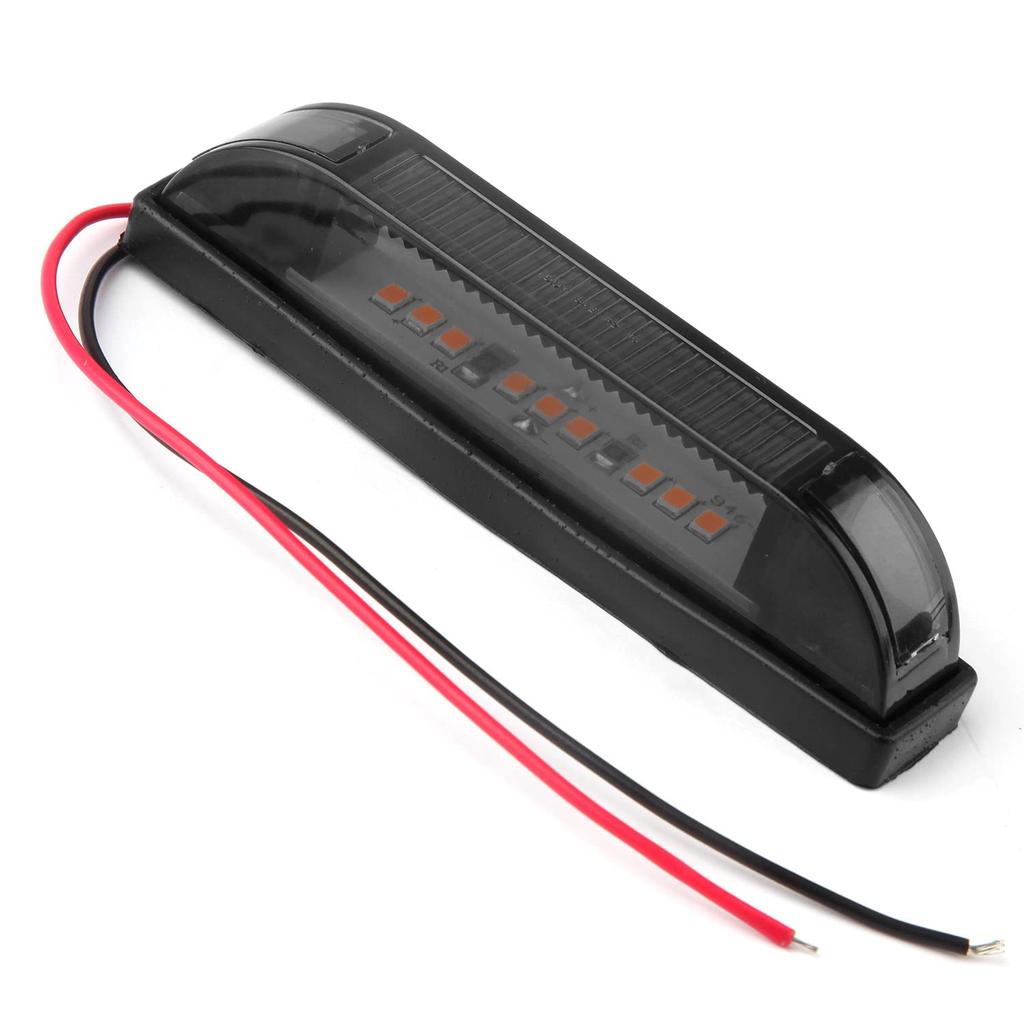 Partswcgg Комплект светодиодных габаритных огней дымчатого янтарного цвета для передней решетки, совместимый с 4 шт. 4-дюймовыми светодиодными габаритными огнями для центральной решетки, герметичными 9