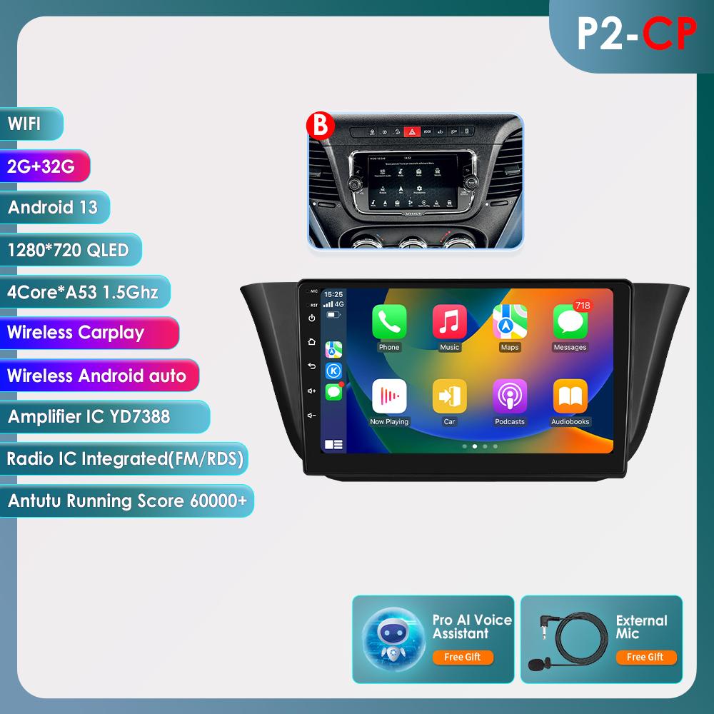 Hizpo 4G 9'' AI интеллектуальная система беспроводной CarPlay Android авто радио для Iveco Daily 2013-2021 автомобильный мультимедиа GPS 2din интеллектуальный экран DVR Cam