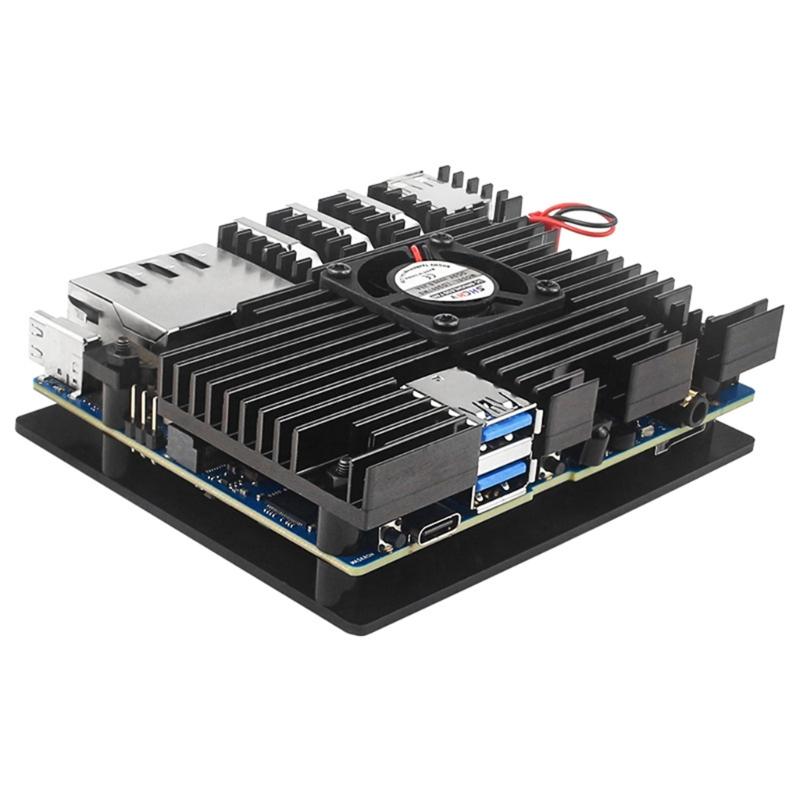 Корпус из алюминиевого сплава, пассивное охлаждение, металлический корпус с термоклеевой прокладкой, набор винтов для Orange Pi 5 +
