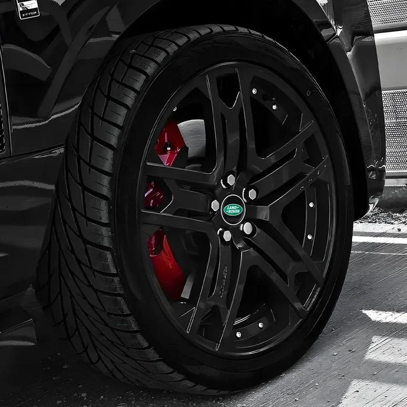 For Land Rover Range Rover SVR 2 Evoque Discovery 3 Freelander 56mm Car Wheel Center Hub Cap Tire Cover Sticker Decoration