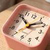 3.15in Silent Alarm Clock White Bedside Alarm Clock Small Desk Alarm Clock  Home Decoration