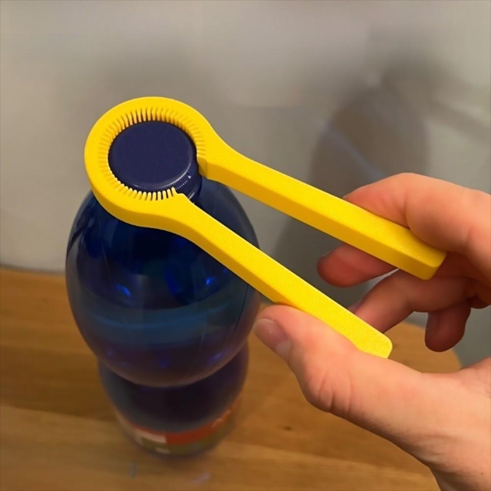 Многофункциональная открывалка для бутылок Эргономичный пластиковый рычаг для крышек Портативная открывалка для бутылок с поворотным механизмом
