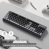 Перезаряжаемый Bluetooth и проводной комплект клавиатуры и мыши с механическим ощущением для игр и офиса