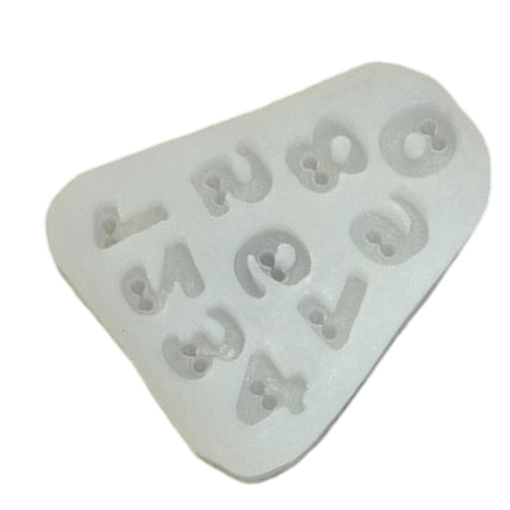 Уникальные номера силиконовые формы для выпечки инструменты для украшения тортов помадкой формы для изготовления шоколадных конфет свечей мыла