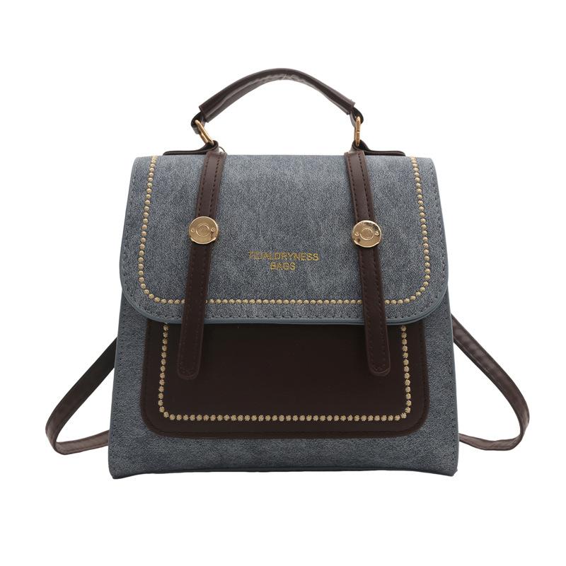 Ретро Повседневная Маленькая Сумка Женский Студенческий Рюкзак Для Школьных Уроков Летняя Новая Модная Тенденция Сумка На Плечо