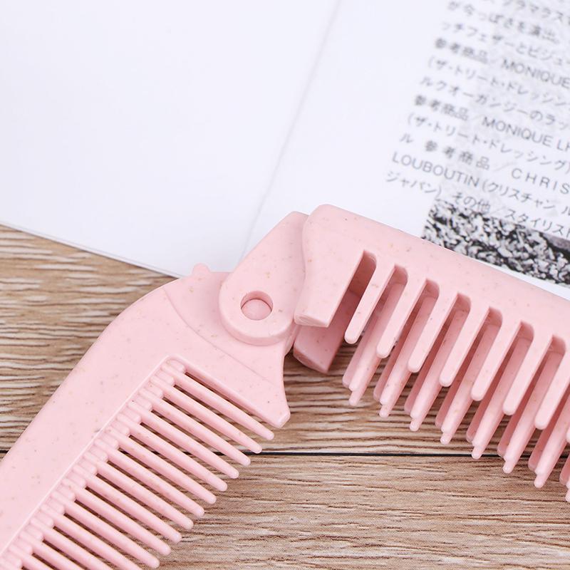 1 Pcs Foldable Hair Comb Brush Anti-Static Hairbrush Portable Travel Hair Brush
