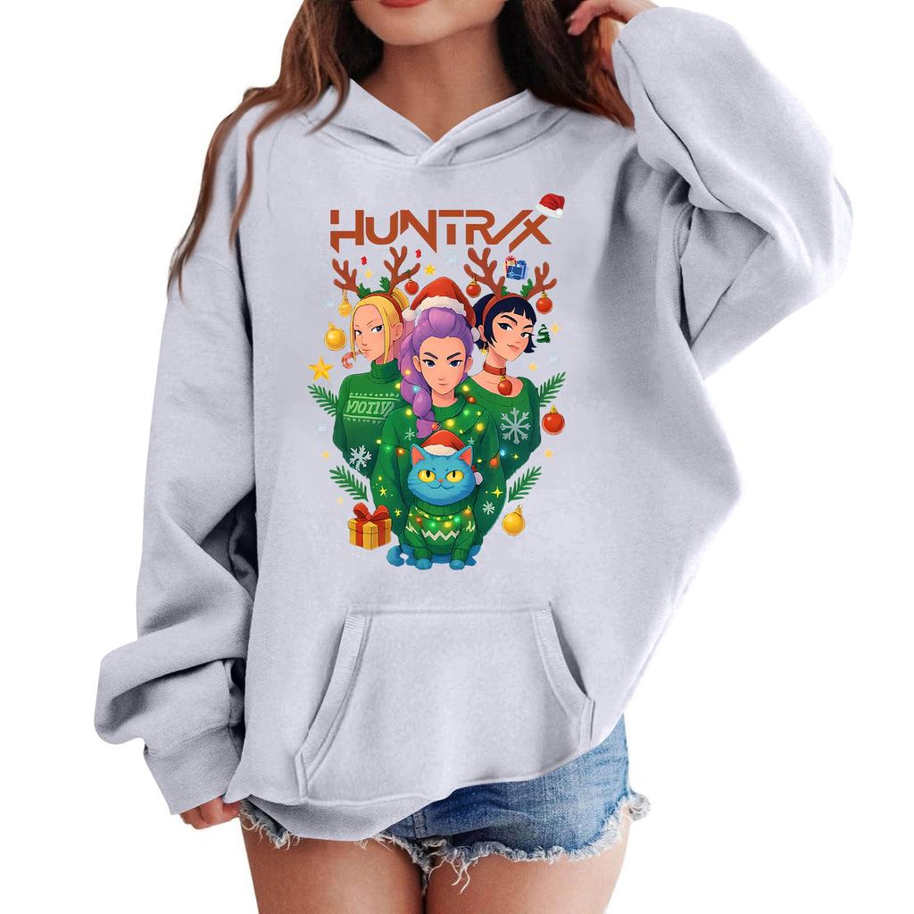 Подростковая толстовка с принтом группы «Ведьмак», повседневное худи