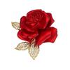 Rose Enamel Brooch Sturdy Alloy Colorful Flower Lapel Pin Badge for Trendy Women Backpack Clothing and Hat Accessories