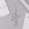 1Pc Y2K Jellyfish Phone Charm Keychain  Star Pearl Mobile Phone Chain Unique Fringe Phone Lanyard For Women Girls