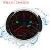Новый 85-мм цифровой спидометр GPS для автомобиля, грузовика, лодки, 0-200 км/ч, измеритель скорости, тахометр 8000 об/мин для автомобиля, лодки, квадроцикла 9-32 В