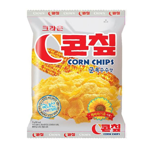 CROWN Чипсы кукурузные 70г (5 вариантов)