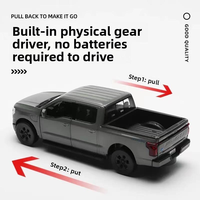 Модель автомобиля 1:36 Форд Ф150 Раптор Сплав Литой Под Давлением Со Светом И Звуком Для Коллекционеров