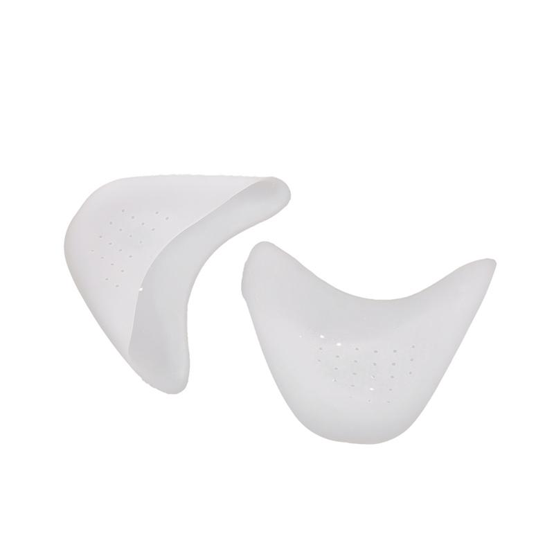 2PCS Silicone Toe Protector Shoes Soft Forefoot Breathable Toe Pads Ballet Toe Caps Cushions Metatarsal Covers High Heel Shoes