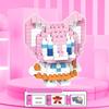 Мультяшные фигурки из микрочастиц, совместимые с LEGO - Детская развивающая игрушка-конструктор в слепой коробке, украшения