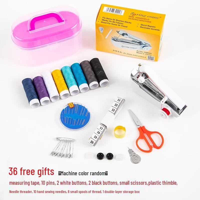 Компактная ручная швейная машина: Портативный, Универсальный, Ручной Сшиватель для Простых Швейных Задач