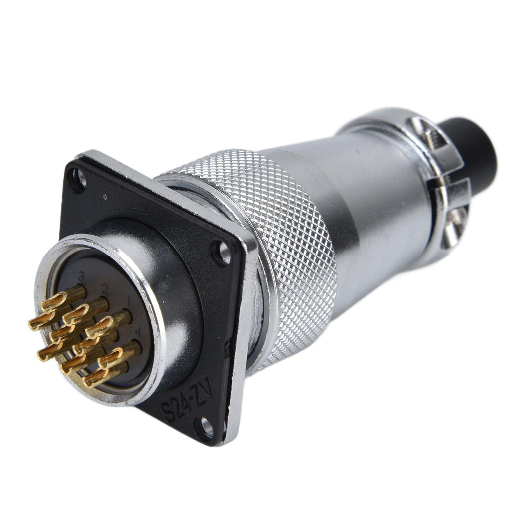 500 В WS24 Авиационный штекерный разъем Водонепроницаемый силовой разъем для авиационной штепсельной розетки