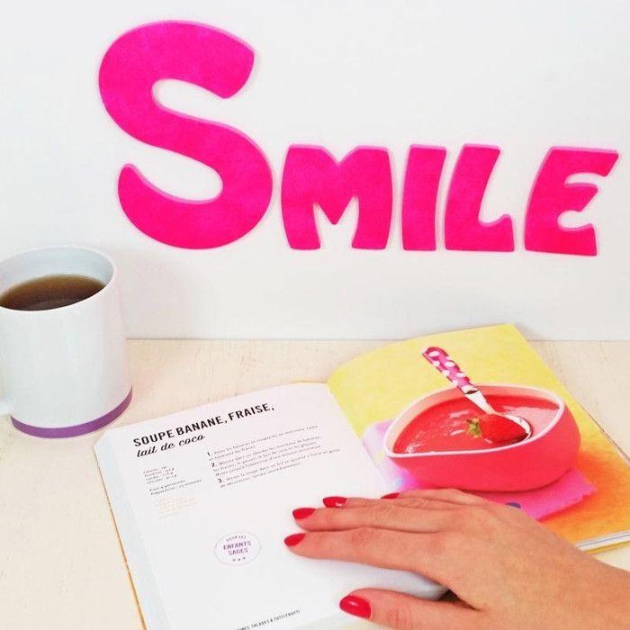 Objet décoratif - LE GEANT DE LA FETE - Lettre en bois médium 15cm - Marron - Artisanal