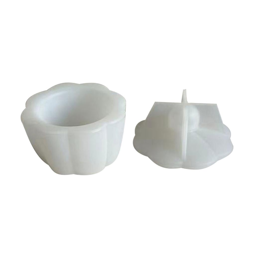 Формы для банок из смолы Восьмиугольная банка Силиконовые формы с крышкой Силиконовые формы для смолы для хранения своими руками Подставка для ювелирных изделий Кейс