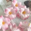 10 шт. Искусственные Цветы Фаленопсис из Искусственного Шелка, Головки Орхидей для Свадебного Цветочного Букета, Декор, Поделки DIY
