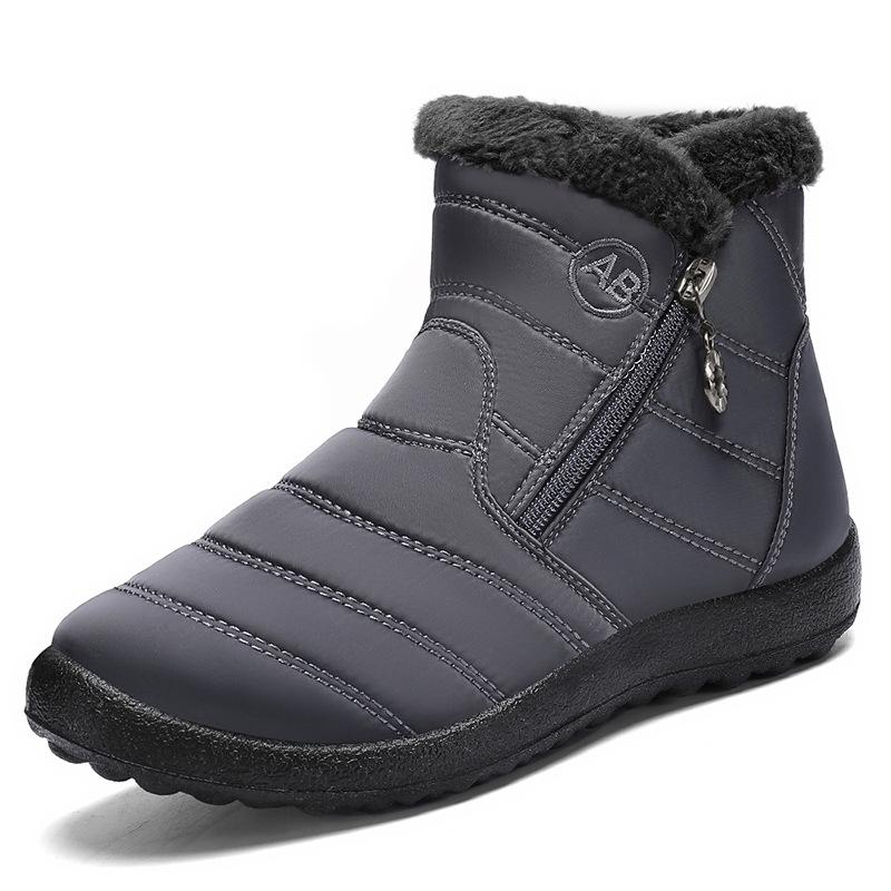 2025 Autumn/Winter Plus Size Warm Snow Boots - High-Top Cotton Comfort for Couples and Seniors